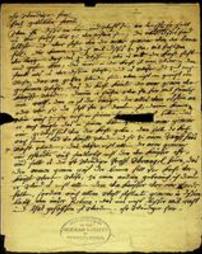 Item 5: Letter from Heinrich Katz Sr. to Muhlenberg