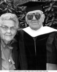 Stanton Barclay and Grace Myers Kohler, Commencement 1986