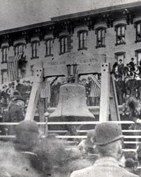 Liberty Bell at Park Hotel Station, April 25, 1893