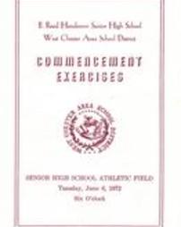 Commencement Program 1972