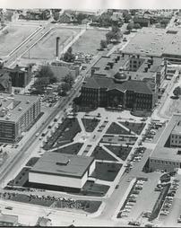 Altoona High School - Brownstone Building (Aerial view)