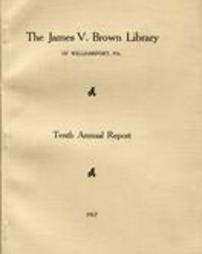 1917 - Tenth Annual Report