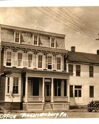 Post Office, Fredericksburg, Pennsylvania; circa 1930.