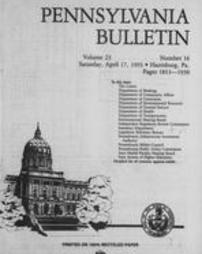 Pennsylvania bulletin Vol. 23 pages 1813-1930