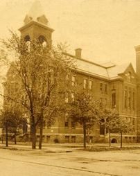 Williamsport High School, Third and Walnut Streets, c. 1900