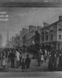 Painting of welcome to Dunfermline, 1881