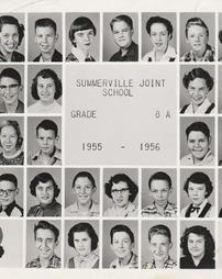 Summerville Joint School grade 8 A 1955 - 1956