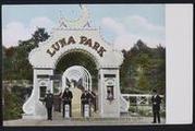 Lackawanna County, Scranton, Pa., Luna Park, Entrance from Nay Aug Park