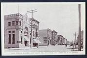 Wayne County, Honesdale, Pa., Main Street showing three banks