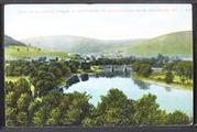 Susquehanna County, Hallstead, Pa., DuBois Drive, View of Susquehanna River from Castle Tower