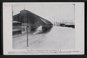 Allegheny County, Pittsburgh, Pa., Events, Flood, 1907: Train Shed of Pittsburg & Lake Erie Station, S. S. 