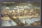 Allegheny County, Pittsburgh, Pa., Panoramic Views: Pittsburgh by night