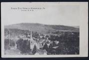 Tioga County, Mansfield, Pa., State Normal School, Bird's Eye View of Mansfield