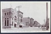 Wayne County, Honesdale, Pa., Main Street showing three banks