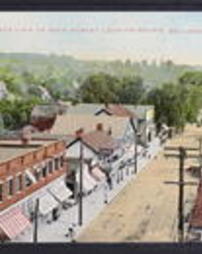 Butler County, Zelienople, Pa., Bird's-Eye View of Main Street Looking South