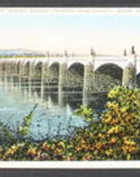 Dauphin County, Harrisburg, Pa., Bridges: Market Street Bridge (New) Crossing the Susquehanna River