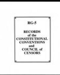 Constitutional Convention of 1837-1838, Journal (Roll 5016)