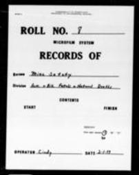 Fatal Mining Accident Reports (Roll 6496)