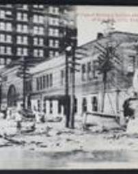 Erie County, Erie City, Flood of 1915: A View of the Business Section