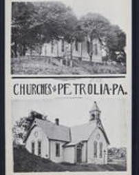 Butler County, Miscellaneous Towns and Places,  Churches of Petrolia, Pa.