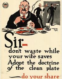 "Don't Waste While Your Wife Saves...Do Your Share"