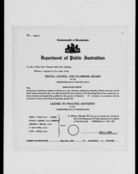 Department of Education_Dental Council_Record Of Dental Licenses_Image00731