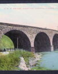 Blair County, Tyrone, Pa., Pennsylvania Railroad Bridge over the Juniata 