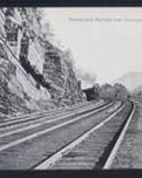 Huntingdon County, Huntingdon, Pa., Miscellaneous Views, Pennsylvania Railroad and the Rocks