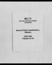 Board of Fish Commissioners, Minutes (Roll 6626, Part 2)