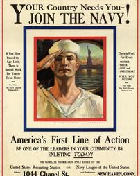 "Your Country Needs You- Join the Navy!"