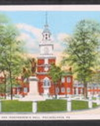 Philadelphia County, Philadelphia, Pa., Buildings: Government, Independence Hall, Barry Statue