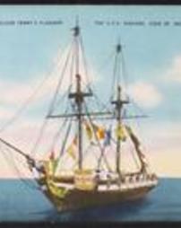 Erie County, Erie City, Battle of Lake Erie, Authentic View of Oliver Perry's Flagship the U.S.S. Niagara 4