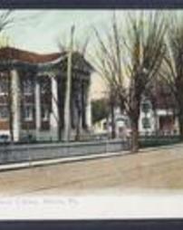 Bradford County, Athens, Pa., Buildings, Spalding Memorial Library