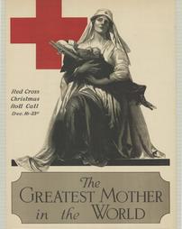 WW 1-Red Cross "Red Cross Christmas Roll Call Dec. 16-23rd, The Greatest Mother in the World", No. 2XD-2