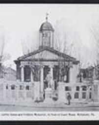 Centre County, Bellefonte, Pa., Curtin Statue and Soldiers Memorial, in front of Court House