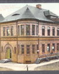 Allegheny County, Homestead, Pa., First Library Andrew Carnegie donated, Now used as an office of the Carnegie Steel Works