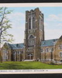 Northampton County, Bethlehem, Pa., Lehigh University, Alumni Memorial Hall