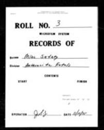 Fatal Mining Accident Reports (Roll 6485)