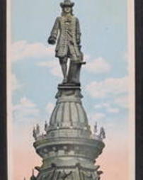 Philadelphia County, Philadelphia, Pa., Buildings: Government, City Hall, William Penn Statue on City Hall Tower 