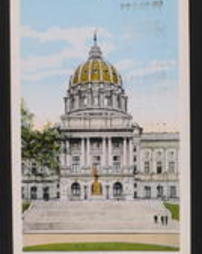 Dauphin County, Harrisburg, Pa., Capitol Building (new): Exterior Views, New Steps and Main Entrance, State Capitol  