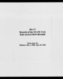 State Tax Equalization Board, Minute Books (Roll 6708, Part 2)