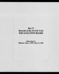 State Tax Equalization Board, Minute Books (Roll 6705, Part 4)