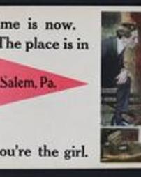 York County, Miscellaneous Towns and Places, The time is now. The place is in New Salem, Pa. And you're the girl.