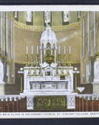 Westmoreland County, Latrobe, Pa., Buildings: St. Vincent College, Main Alter in Archabbey Church