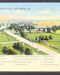 Adams County, Gettysburg, Pa., Battlefield Areas, The Gettysburg Battlefield, A View From Tower on Hancock Avenue