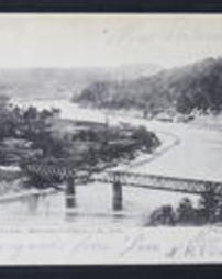 Fayette County, Brownsville, Pa., Miscellaneous, Pennsylvania Railroad Bridge  