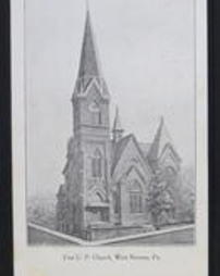 Westmoreland County, Miscellaneous Towns and Places, West Newton, Pa., First United Presbyterian Church