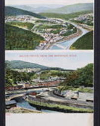 Carbon County, Jim Thorpe (Mauch Chunk), Pa., Panoramic Views From Flag Staff and Mountain Road
