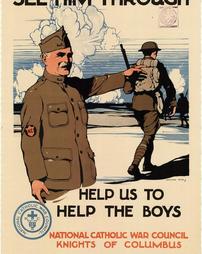 "See Him Through, Help Us to Help the Boys" National Catholic War Council