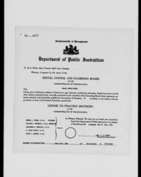 Department of Education_Dental Council_Record Of Dental Licenses_Image00748